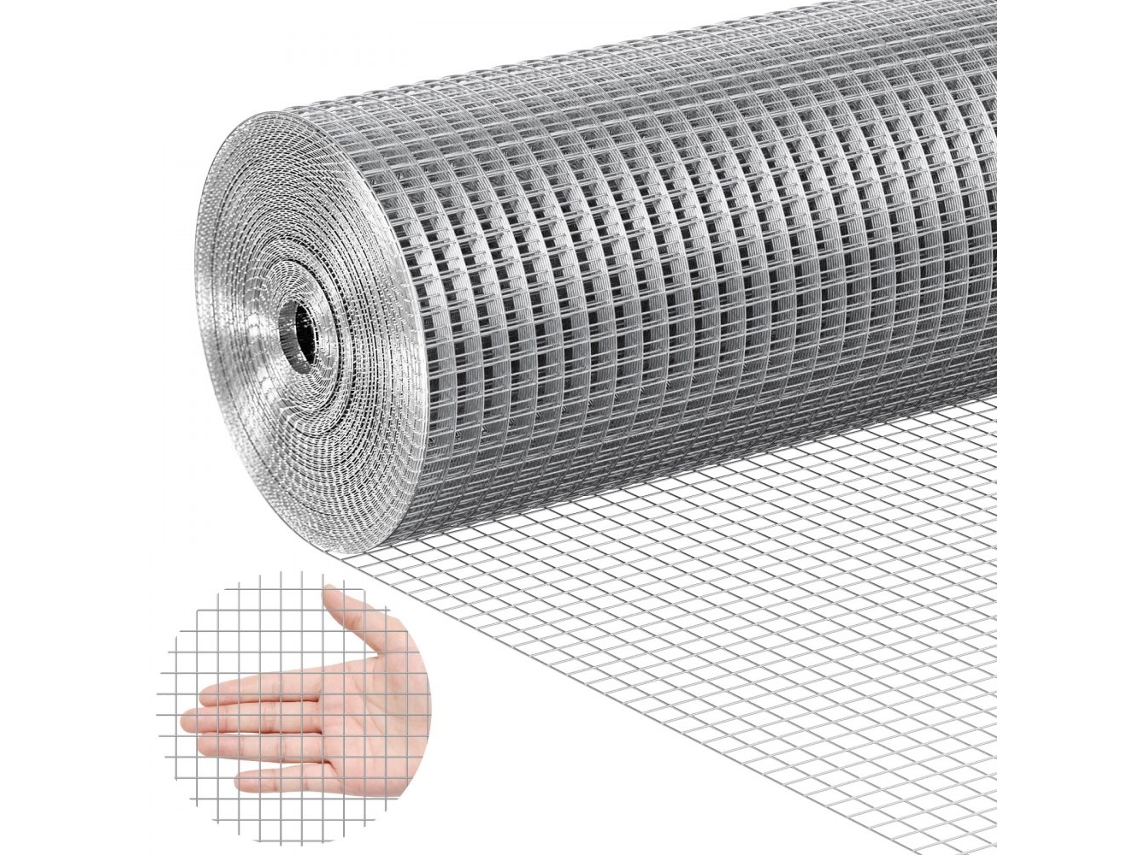 Conjunto de Malla Metálica Galvanizada y Pantalla Soldada para Protección Tekmaquinas