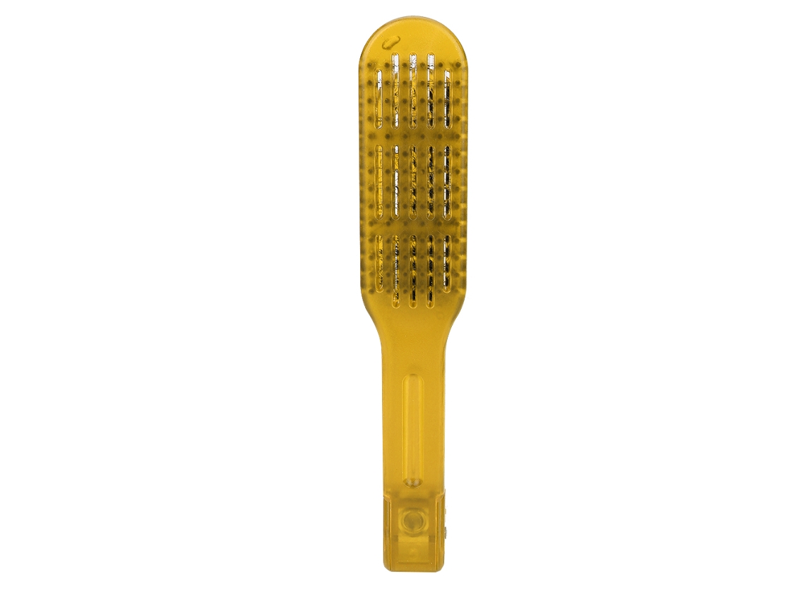 2026 Pente Madeira para Alisar ou Passar Cabelo Stylist Comb Ferramenta de Cabeleireiro Amarelo