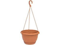Maceta PROSPERPLAST Con Soporte para Guindar Agro (Naranja - 16 x 16 x 10 cm)