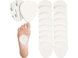 20 Almohadillas Metatarsianas De Felpa Con Adhesivo, De 6 Mm (1/4 De Pulgada), Para Aliviar El Dolor De Pies.