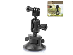 Soporte De Ventosa Para Cámara Puluz Pu545b Ajustable 360° Para Gopro Hero 12/11/10/9 Insta360 X4/x3 Y Coche