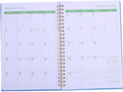 Agendas, Planificadores Mensuales, Cuadernos Azules