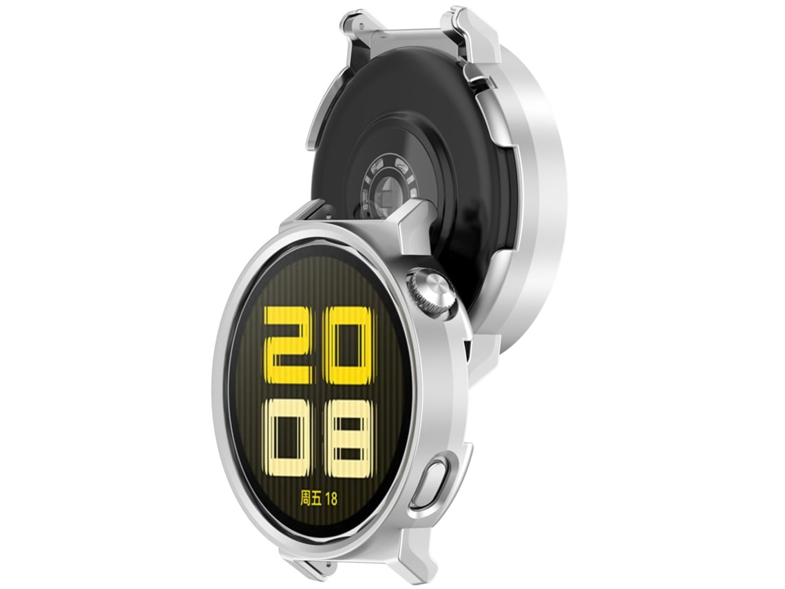 Capa Protetora Pc Prateada Huawei Watch Gt5 41mm dura Brilhante