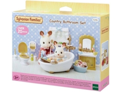 Conjunto de Jugar EPOCH D'ENFANCE Sylvanian Families: Baño Country