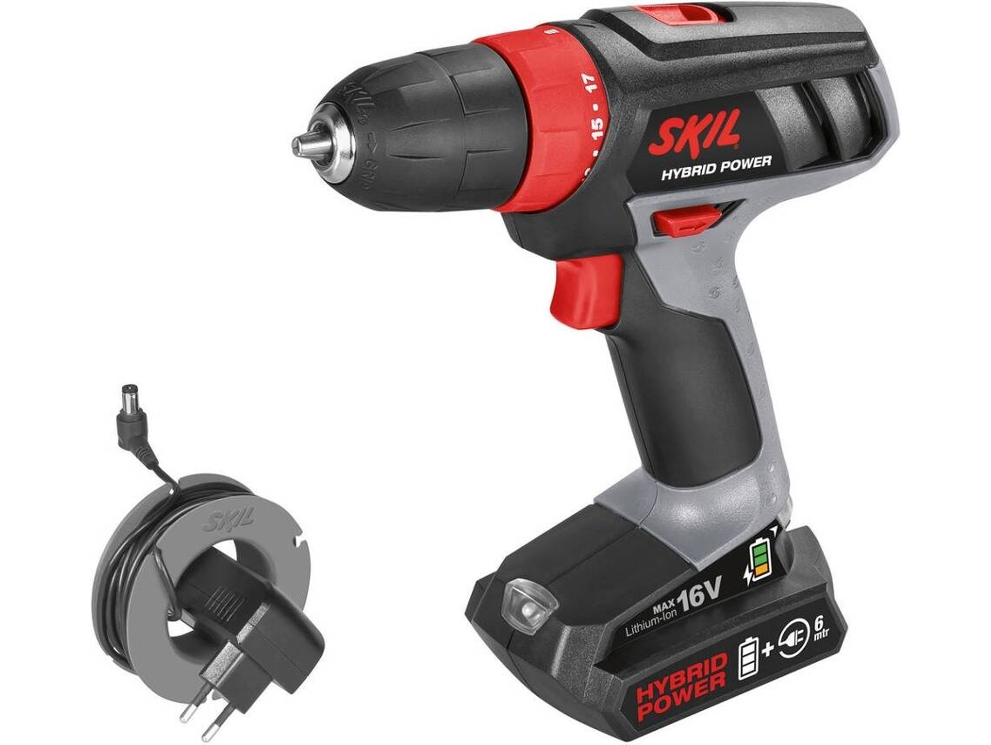 Taladro Atornillador SKIL 2461 AA (14,4 V - 0-400 + 0-1500 rpm)
