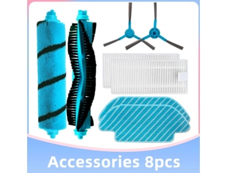Accesorios de rodillo de filtro Hepa, cepillo suave, paño de mopa para Cecotec Conga 4090 5090 6090, repuestos de aspiradora robótica