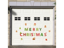 Decoraciones navideñas para puertas de garaje, pegatinas magnéticas para refrigerador de coche, decoración del hogar DIY NEVEANCE
