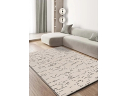 Alfombra Interior Geométrico - Atticgo - Retro Blanco 160x230 Cm