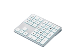 Teclado Bluetooth retroiluminado para Procreate, teclado numérico recargable, atajos de dibujo para Grap Everley891