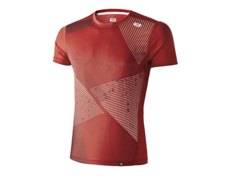 Camiseta de Hombre para Running 42K RUNNING Elements Recycled Rojo (M)