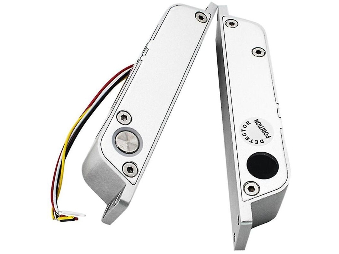 Hoja de datos de seguridad eléctrica de 12 V y 4 cables para puerta de madera, compatible con Lron Brilvibera wer