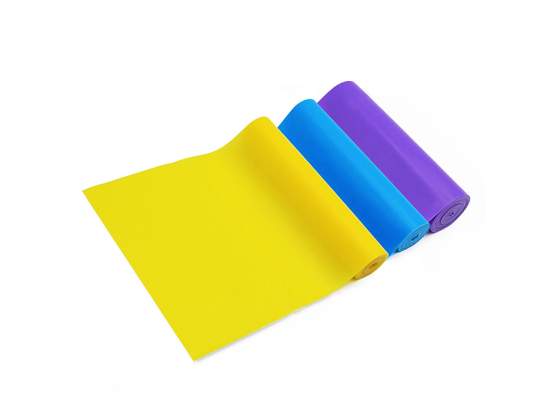 Juego de bandas elásticas de resistencia para recuperación, fisioterapia, yoga, pilates y fitness.