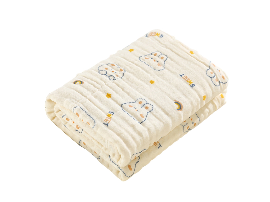 Toalla de Baño Kofihety Gasa Absorbente Algodón Multicolor (26x24x5cm)