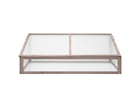 Invernadero VIDAXL Madera de Abeto Gris 110x58,5x39 cm