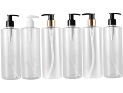 Juego De 6 Botellas Recargables Para Loción Con Dosificador