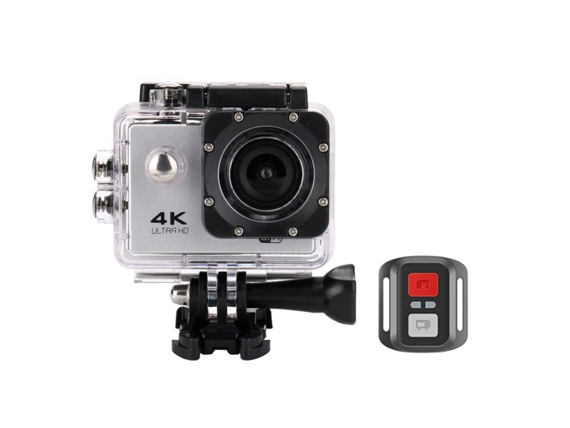 Cámara De Acción 4k, Resistente Al Agua, Con Función De Control Remoto Wifi. Panoona