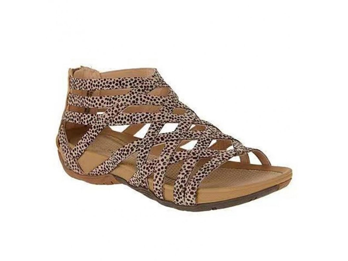 Sandalias Romanas Estilo Gladiador Con Puño De Vendaje Para Mujer, Ideales Para La Playa En Verano. Suelas De Espuma Viscoelástica. Tallas Asiáticas. Pvc+pu+tpr.