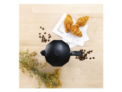 Cafetera BIDASOA Blanco Negro Aluminio 12 Kopjes