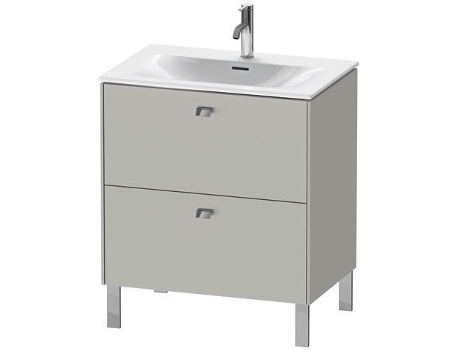 Pedestal de lavabo DURAVIT Brioso vertical 72,0 x 47,9 cm 2 cajones cajón superior incl. recorte de sifón y delantal para lavabo Viu 234473