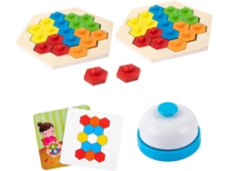 Rompecabezas Educativo De Panal De Abeja Para Armar, Para Niños Y Niñas: Desarrollo Cognitivo E Interacción.