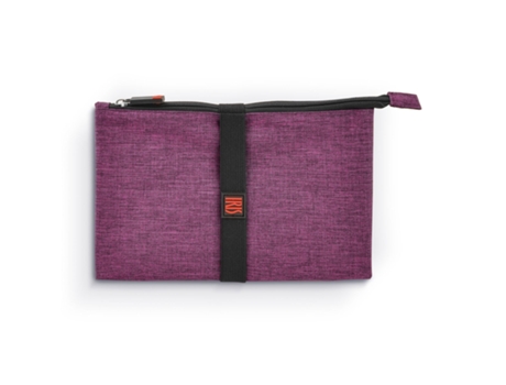 IRIS Snack Bag - Bolsa Porta Alimentos con Cierre de Cremallera. Morado