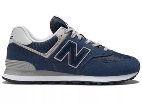 Zapatillas Deportivas NEW BALANCE 574 (Azul Mariño - Gamuza, Tejido, Material Sintético- 40,5)