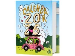 Bloc De Notas Con Calendario De Escritorio 2026, 372 Hojas
