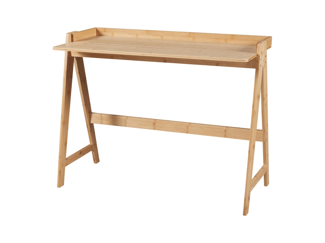 Escritorio Härryda con anticaída bambú 107x47x81cm - Natural [EN.CASA]