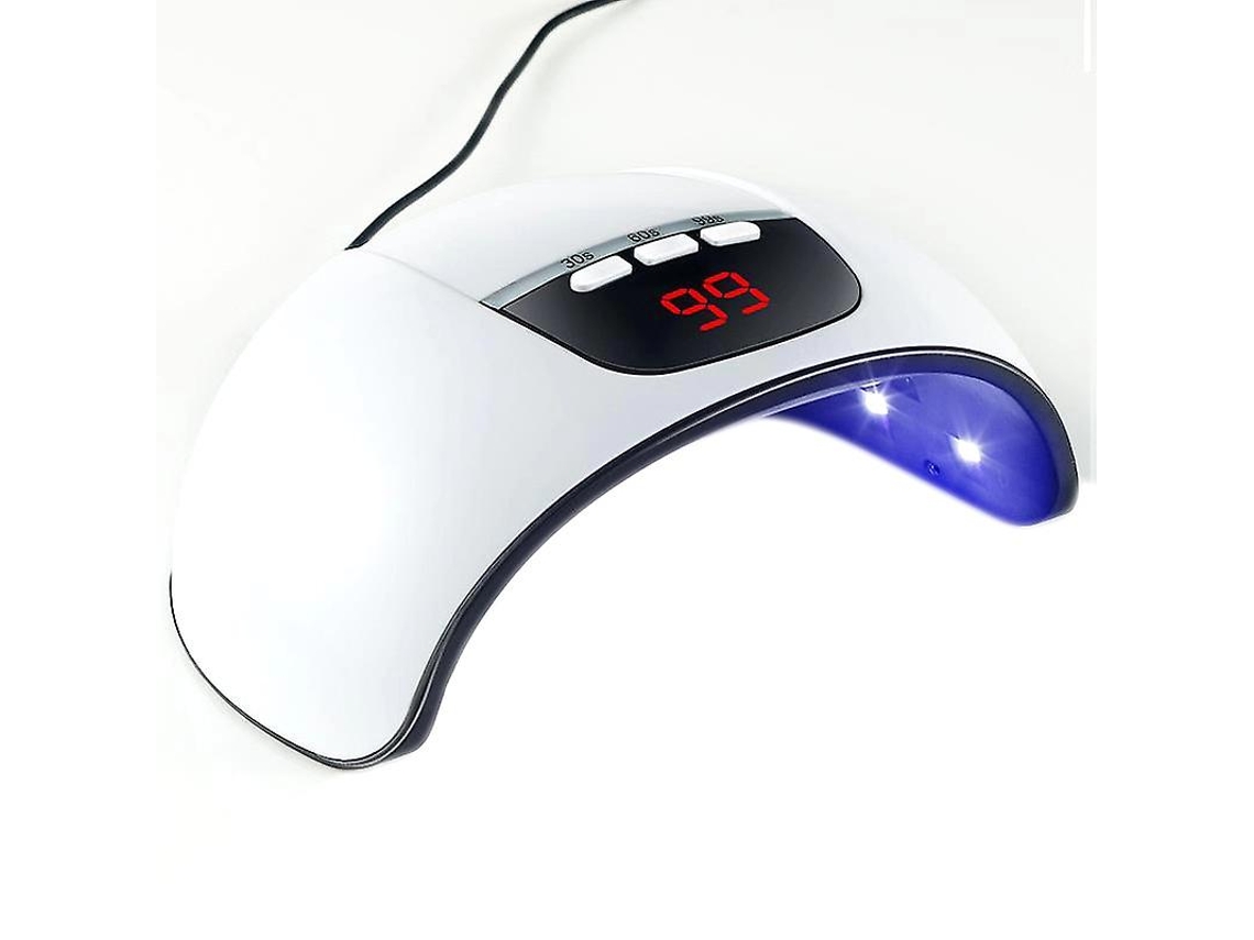 Lámparas de uñas UV LED, secador de uñas de gel con 3 temporizadores, sensor automático y pantalla digital LED LY EBIKE