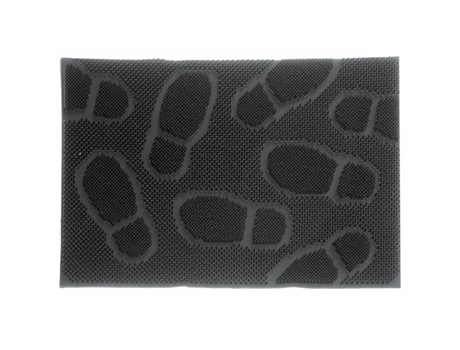 Alfombra BIGBUY GARDEN (0.80 x 60.00 x 40.00 cm - Gomma - Negro)