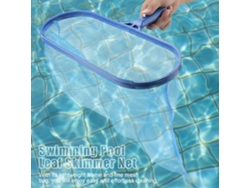 Red recogedora de hojas de plástico azul para piscina con malla fina