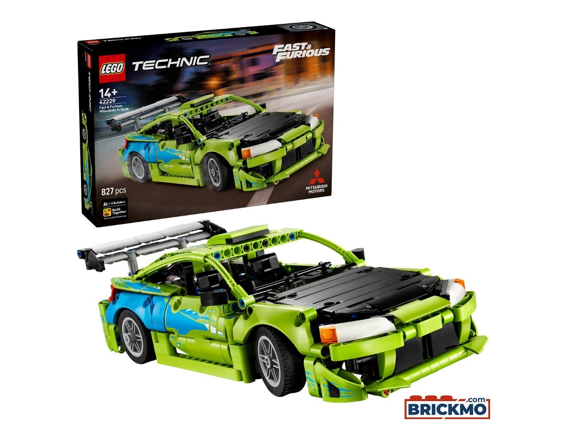Lego Technic 42229 Coche Mitsubishi Eclipse De Fast And Furious 42229