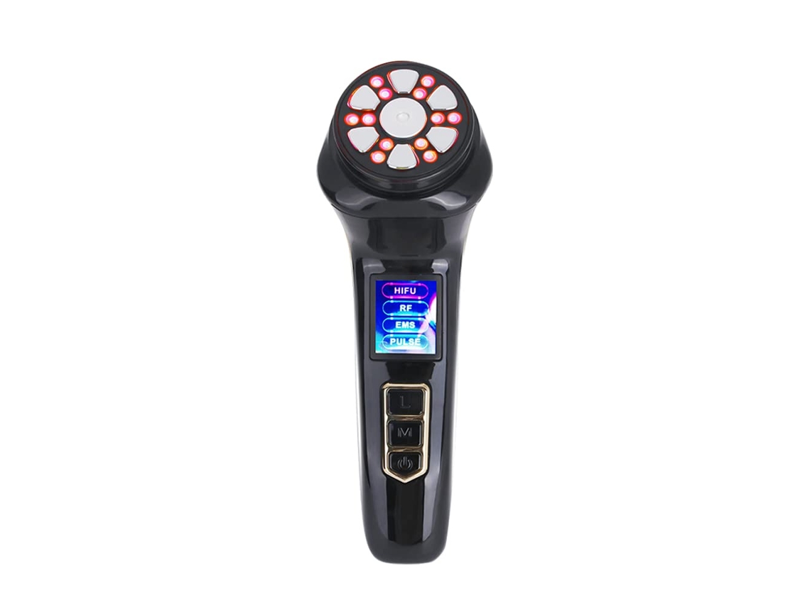 Máquina facial para eliminar arrugas, masajeador facial 4 en 1, máquina facial ultrasónica focalizada de alta intensidad, rejuvenecimiento EMS.