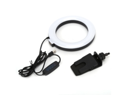 Luz de relleno ajustable de 6 pulgadas (2026) para videoconferencias USB, luz LED para reuniones y vídeos multimedia.