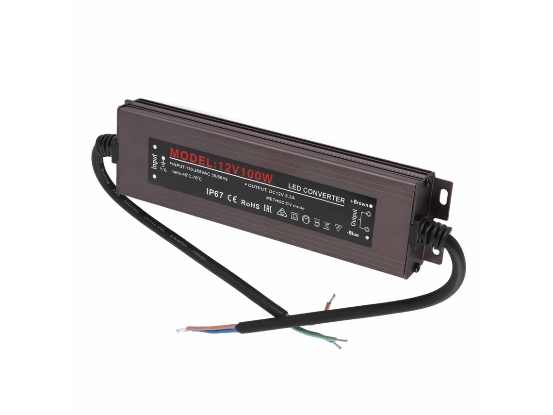 Adaptador transformador de potencia LED 2026dz, resistente al agua, ultradelgado, 100 W, AC110-250