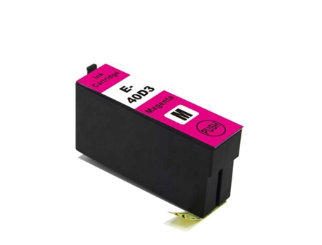 Cartucho de Tinta Compatible EPSON T40D3 Magenta Tinta Pigmentada (C13T40D340 - (C13T40C340)