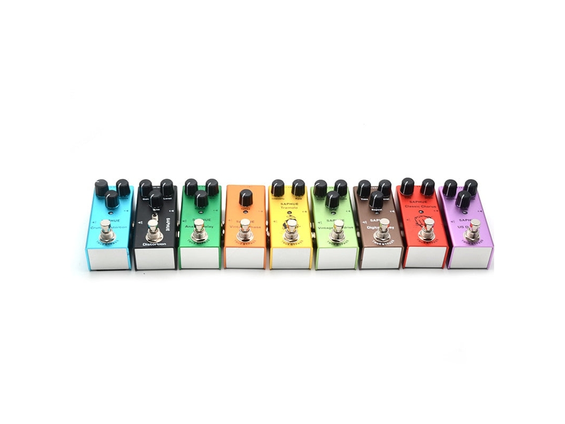Pedal De Guitarra Eléctrica Vintage Overdrive Distorsión Crunch / Distorsión SLOWMOOSE (Trémolo)