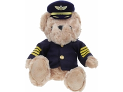 Oso de peluche piloto suave de 22 cm para niños, juguete de animal, regalo para baby shower, original.