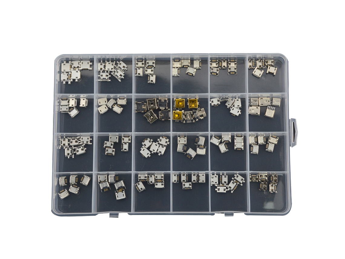 Conjunto De Conectores Usb Multiespecificación Con Tomas Y Puertos De Carga Smt.