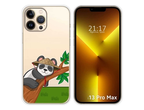Carcasa iPhone 13 Pro Max (6.7) TUMUNDOSMARTPHONE Dibujos Transparente Multicolor