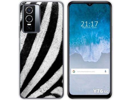 Carcasa para Vivo Y76 5G TUMUNDOSMARTPHONE Dibujos Animal 02 Multicolor