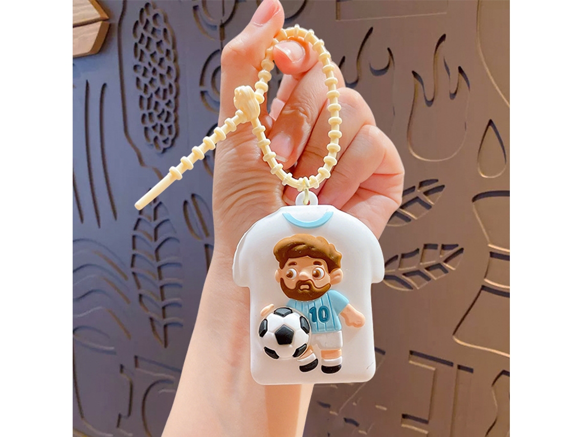 Llavero Camiseta Jugador Argentina Nº10 Copa Mundial 2026, Accesorio Hincha Silicona Regalo Fan Fútbol Calidad Premium