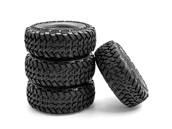 Neumáticos Con Llantas Para Coches Rc 1/10 Traxxas Trx-4 Axial Scx10 90046 90047 Cc10 Crawler