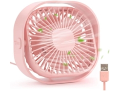 Mini ventilador YIZHOOD Fans222 Rosa