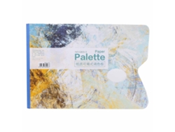 25 Hojas De Papel Blanco Desechable Tamaño A4 Para Paleta, Para Pintura Gouache, Al Óleo Y Acrílica.