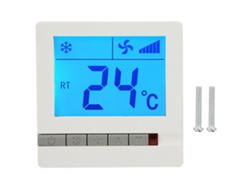 Termostato Digital Lcd Con Protección Para El Compresor, Que Incluye Ventilador Y Serpentín Del Aire Acondicionado.