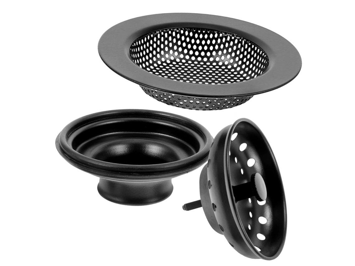 Tapón Colador De Fregadero De Cocina Con Cesta De Drenaje Para Una Fácil Limpieza.
