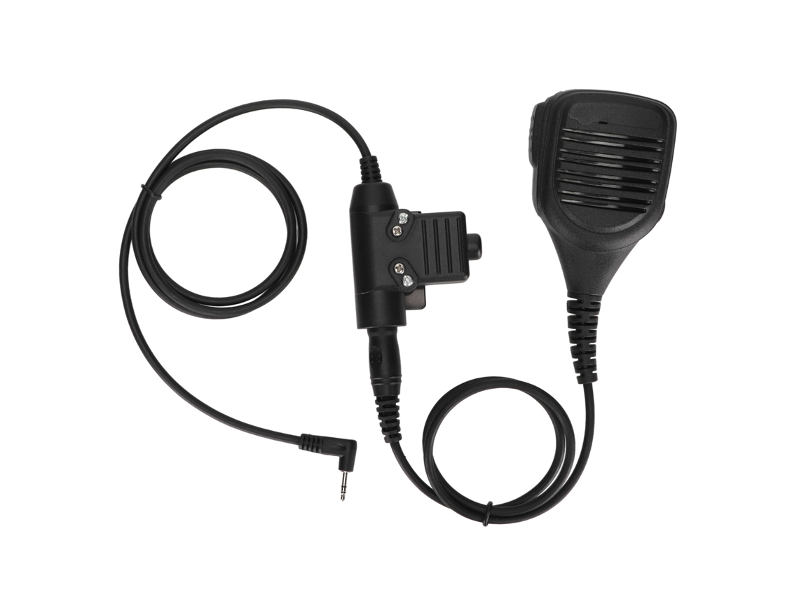 Micrófono De Hombro Y Micrófono Portátil Incluyendo Ptt U94 Para Radios De Dos Vías Motorola