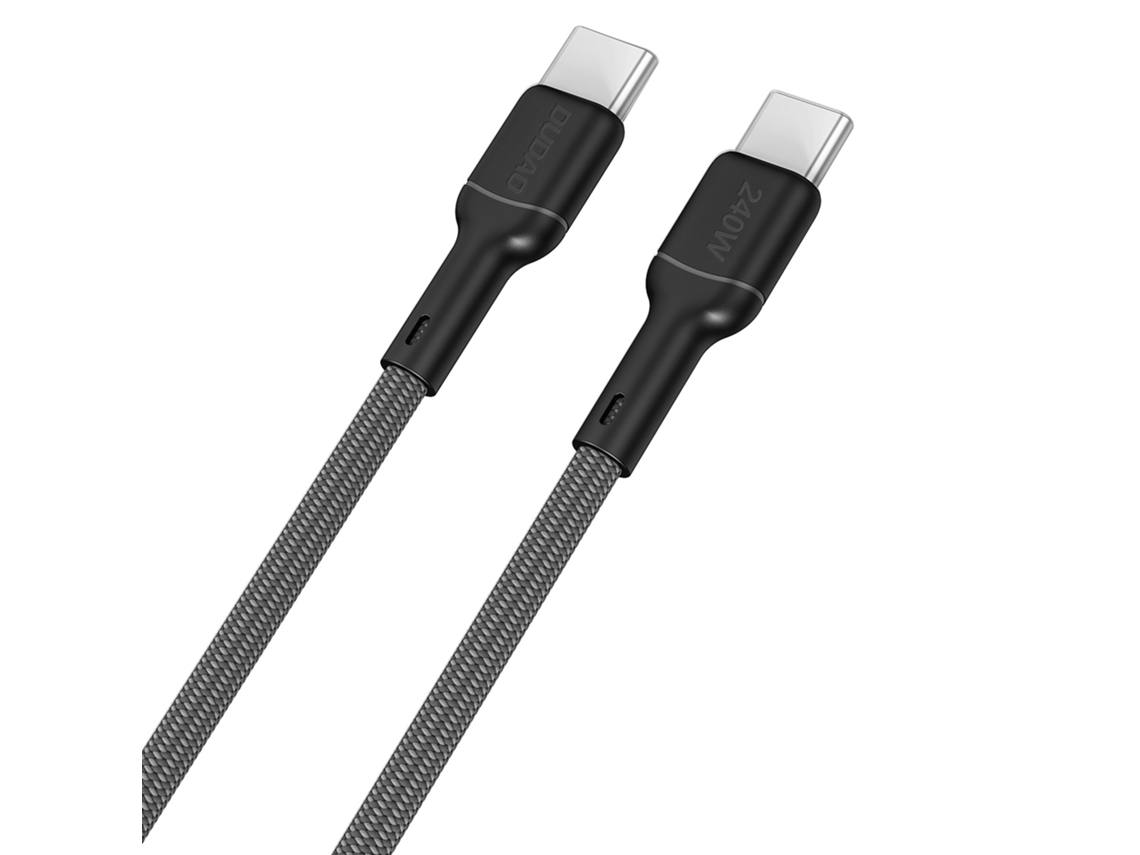 Cable Przewód Usb c Pd 240w 1,2m Czarny DUDAO