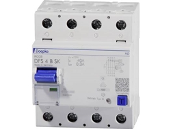 09136998hd Interruptor diferencial de 4 polos 40 A 0,3 A 230 V, 400 V Doepke (09136998hd)